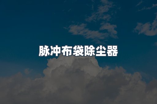 脉冲布袋除尘器